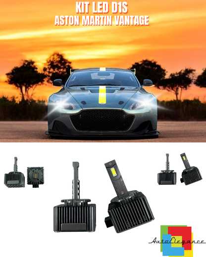 ⭐LAMPADE ANABBAGLIANTI D1S LED 6000K DA XENON A LED ADATTO PER ASTON MARTIN ⭐