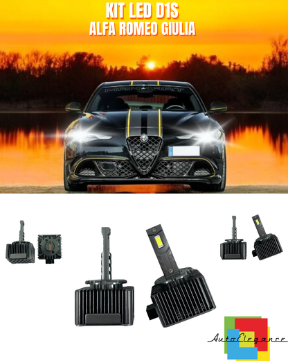 ⭐LAMPADE ANABBAGLIANTI D1S LED 6000K DA XENON A LED ADATTO PER ALFA ROMEO ⭐