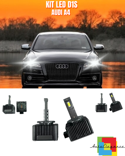 ⭐LAMPADE ANABBAGLIANTI D1S LED 6000K DA XENON A LED ADATTO PER AUDI A4 ⭐
