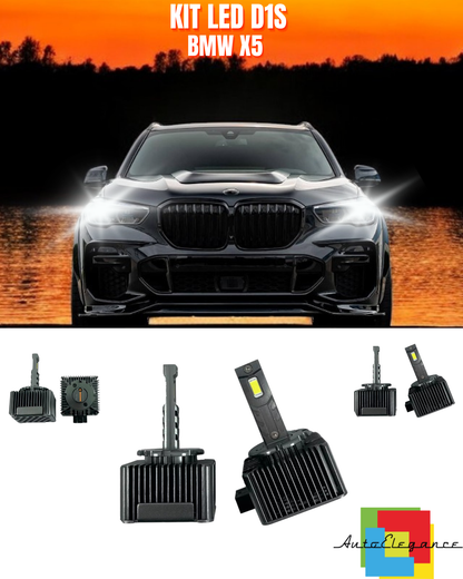 ⭐LAMPADE ANABBAGLIANTI D1S LED 6000K DA XENON A LED ADATTO PER BMW X5 ⭐