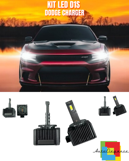 ⭐LAMPADE ANABBAGLIANTI D1S LED 6000K DA XENON A LED ADATTO PER DODGE CHARGER⭐