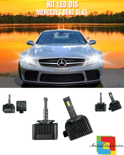 ⭐LAMPADE ANABBAGLIANTI D1S LED 6000K DA XENON A LED ADATTO PER MERCEDES SL65⭐