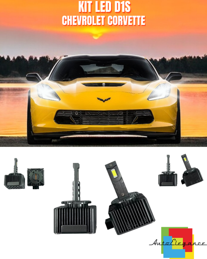 ⭐LAMPADE ANABBAGLIANTI D1S LED 6000K DA XENON A LED ADATTO PER CHEVROLET CORVET⭐