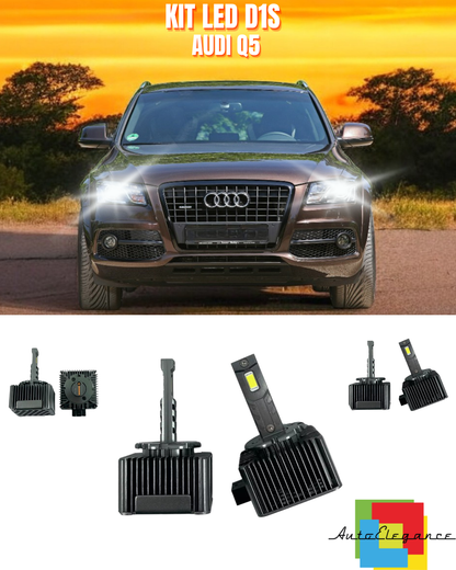 ⭐LAMPADE ANABBAGLIANTI D1S LED 6000K DA XENON ADATTO PER AUDI Q5⭐