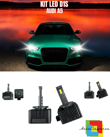 ⭐LAMPADE ANABBAGLIANTI D1S LED 6000K DA XENON ADATTO PER AUDI A5⭐
