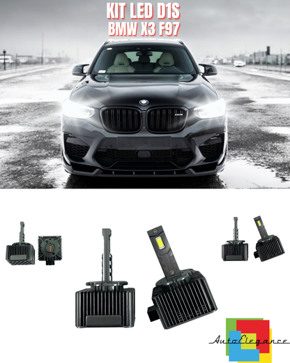 ⭐LAMPADE ANABBAGLIANTI D1S LED 6000K DA XENON ADATTO PER BMW X3 F97⭐