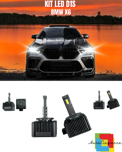 ⭐LAMPADE ANABBAGLIANTI D1S LED 6000K DA XENON ADATTO PER BMW X6⭐