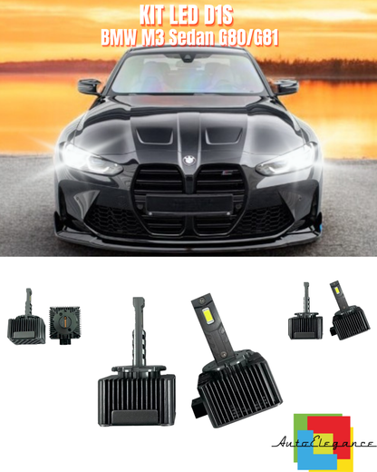⭐LAMPADE ANABBAGLIANTI D1S LED 6000K DA XENON ADATTO PER BMW M3 SEDAN G80 / G81⭐