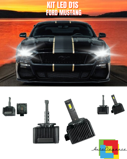⭐LAMPADE ANABBAGLIANTI D1S LED 6000K DA XENON ADATTO PER FORD MUSTANG⭐