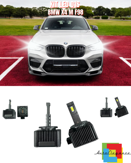⭐LAMPADE ANABAGLIANTI D1S LED 6000K DA XENON ADATTO PER BMW X4 M F98⭐