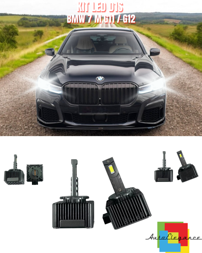 ⭐LAMPADE ANABAGLIANTI D1S LED 6000K DA XENON ADATTO PER BMW 7 M G11 / G12⭐