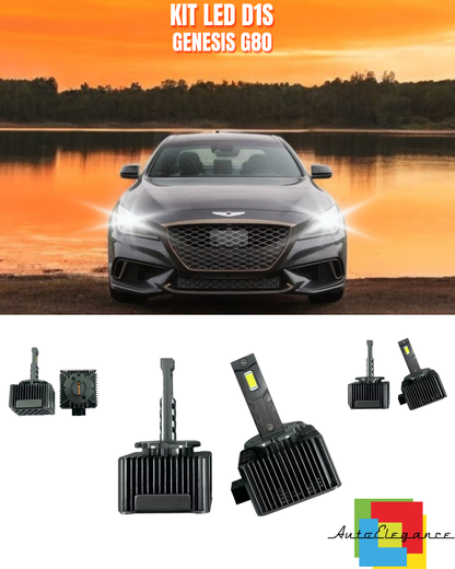 ⭐LAMPADE ANABAGLIANTI D1S LED 6000K DA XENON ADATTO PER GENESIS G80⭐
