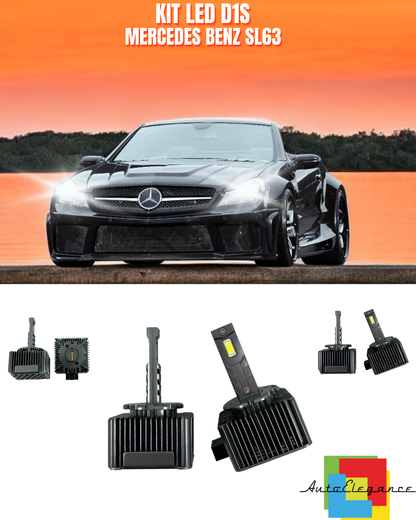 ⭐LAMPADE ANABBAGLIANTI D1S LED 6000K DA XENON ADATTO PER MERCEDES BENZ SL63⭐