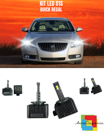 ⭐LAMPADE ANABBAGLIANTI D1S LED 6000K DA XENON ADATTO PER BUICK REGAL⭐