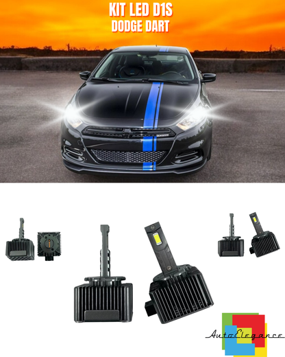 ⭐LAMPADE ANABBAGLIANTI D1S LED 6000K DA XENON ADATTO PER DODGE DART⭐