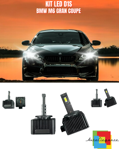 ⭐LAMPADE ANABBAGLIANTI D1S LED 6000K DA XENON ADATTO PER BMW M6 GRAN COUPE⭐
