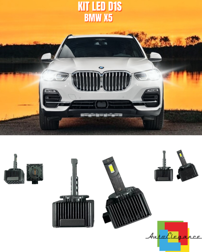 ⭐LAMPADE ANABBAGLIANTI D1S LED 6000K DA XENON ADATTO PER BMW X5⭐