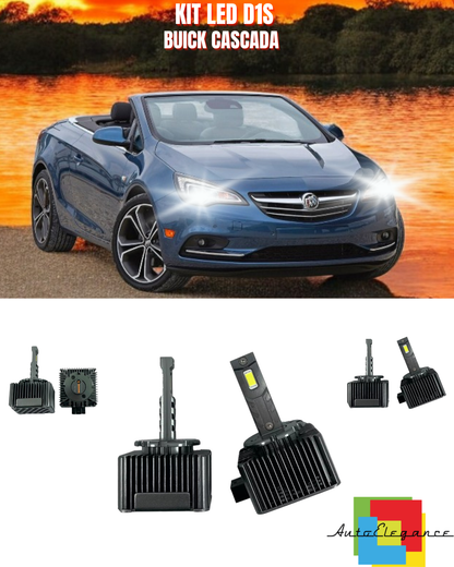 ⭐LAMPADE ANABBAGLIANTI D1S LED 6000K DA XENON ADATTO PER BUICK CASCADA⭐