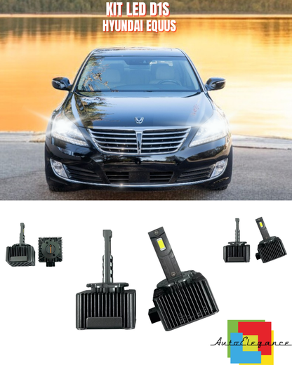 ⭐LAMPADE ANABBAGLIANTI D1S LED 6000K DA XENON ADATTO PER HYUNDAI EQUUS⭐