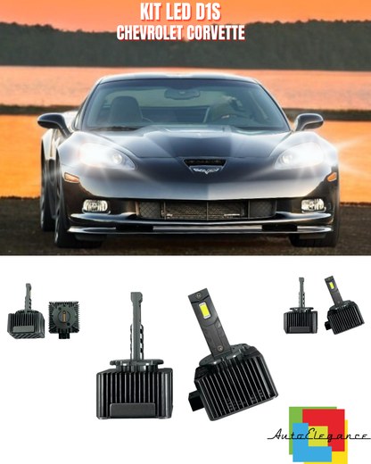 ⭐LAMPADE ANABBAGLIANTI D1S LED 6000K DA XENON ADATTO PER CHEVROLET CORVETTE⭐