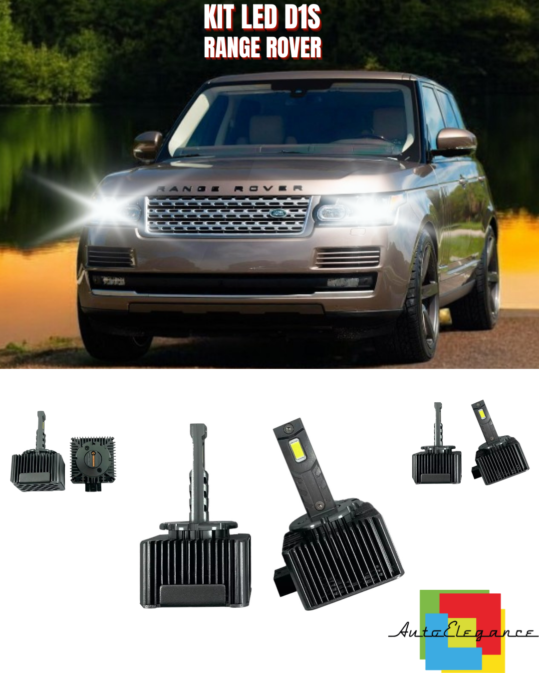 ⭐LAMPADE ANABBAGLIANTI D1S LED 6000K DA XENON ADATTO PER RANGE ROVER⭐