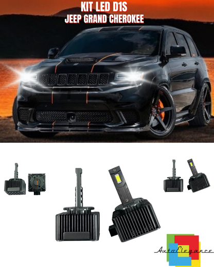 ⭐LAMPADE ANABBAGLIANTI D1S LED 6000K DA XENON ADATTO PER JEEP GRAND CHEROKEE⭐