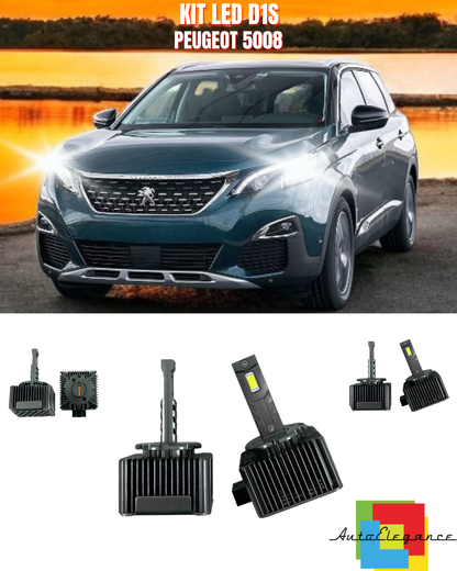 ⭐LAMPADE ANABBAGLIANTI D1S LED 6000K DA XENON ADATTO PER PEUGEOT 5008⭐