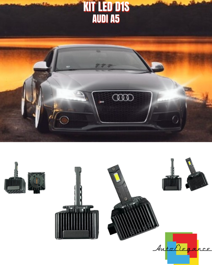 ⭐LAMPADE ANABBAGLIANTI D1S LED 6000K DA XENON ADATTO PER AUDI A5⭐