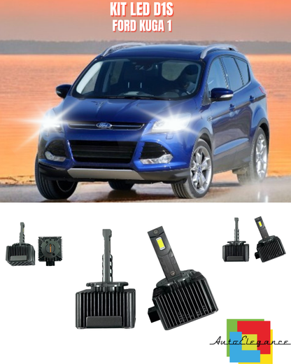 ⭐LAMPADE ANABBAGLIANTI D1S LED 6000K DA XENON ADATTO PER FORD KUGA 1⭐
