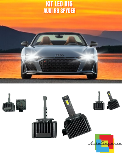 ⭐LAMPADE ANABBAGLIANTI D1S LED 6000K DA XENON ADATTO PER AUDI R8 SPYDER⭐