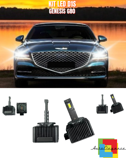 ⭐LAMPADE ANABAGLIANTI D1S LED 6000K DA XENON ADATTO PER GENESIS G80⭐