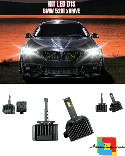 ⭐LAMPADE ANABAGLIANTI D1S LED 6000K DA XENON ADATTO PER BMW 528i xDRIVE⭐