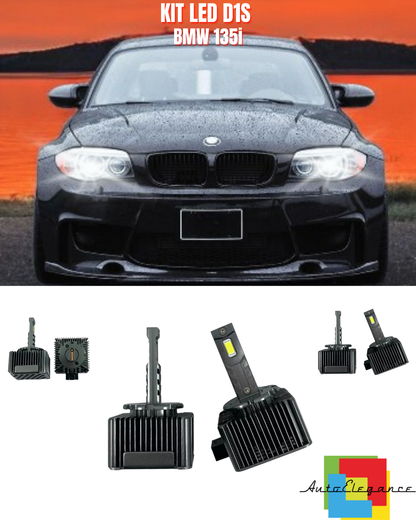 ⭐LAMPADE ANABAGLIANTI D1S LED 6000K DA XENON ADATTO PER BMW 135i⭐
