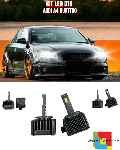⭐LAMPADE ANABAGLIANTI D1S LED 6000K DA XENON ADATTO PER AUDI A4 QUATTRO⭐