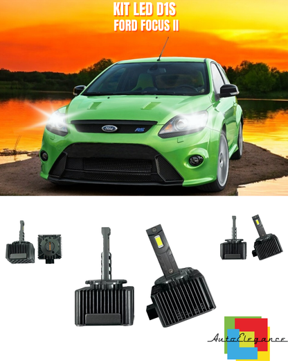 ⭐LAMPADE ANABAGLIANTI D1S LED 6000K DA XENON ADATTO PER FORD FOCUS II⭐