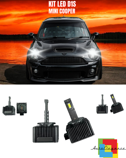 ⭐LAMPADE ANABAGLIANTI D1S LED 6000K DA XENON ADATTO PER MINI COOPER⭐