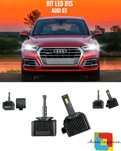 ⭐LAMPADE ANABAGLIANTI D1S LED 6000K DA XENON ADATTO PER AUDI Q5⭐