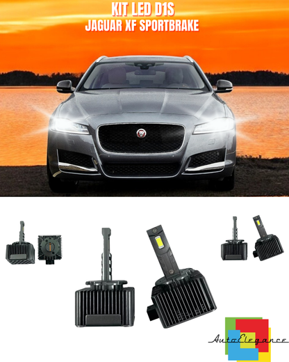 ⭐LAMPADE ANABAGLIANTI D1S LED 6000K DA XENON ADATTO PER JAGUAR XF SPORTBRAKE⭐