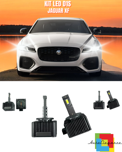 ⭐LAMPADE ANABBAGLIANTI D1S LED 6000K DA XENON ADATTO PER JAGUAR XF⭐