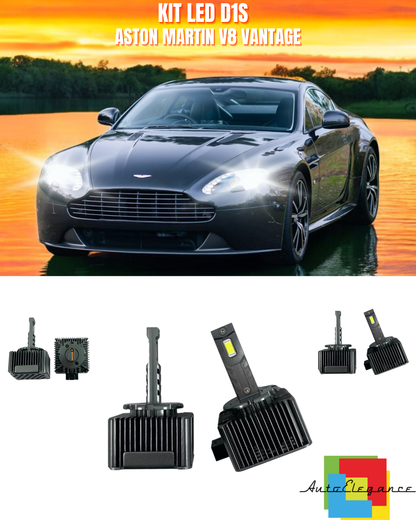 ⭐LAMPADE ANABAGLIANTI D1S LED 6000K DA XENON ADATTO PER ASTON MARTIN V8 VANTAGE⭐