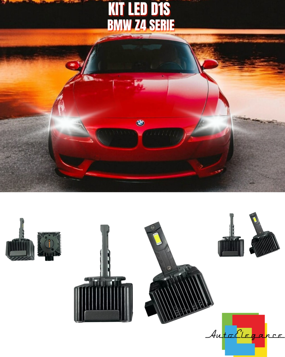 ⭐LAMPADE ANABAGLIANTI D1S LED 6000K DA XENON ADATTO PER BMW Z4 SERIE⭐