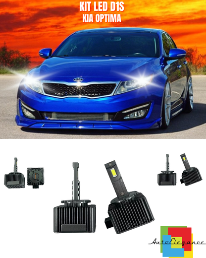 ⭐LAMPADE ANABAGLIANTI D1S LED 6000K DA XENON ADATTO PER KIA OPTIMA⭐