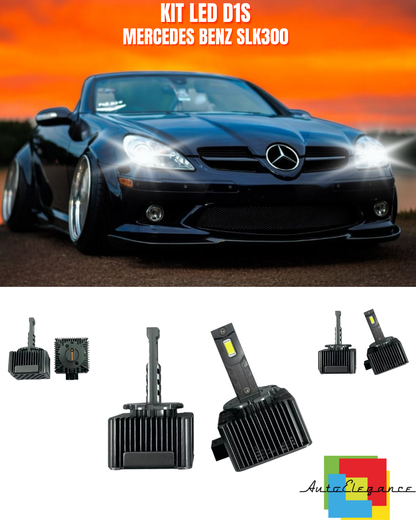 ⭐LAMPADE ANABAGLIANTI D1S LED 6000K DA XENON ADATTO PER MERCEDES BENZ SLK300⭐
