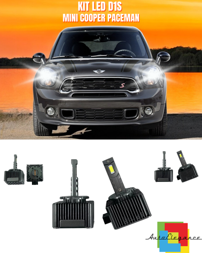 ⭐LAMPADE ANABAGLIANTI D1S LED 6000K DA XENON ADATTO PER MINI COOPER PACEMAN⭐