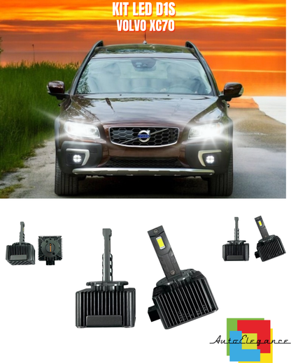 ⭐LAMPADE ANABAGLIANTI D1S LED 6000K DA XENON ADATTO PER VOLVO XC70⭐