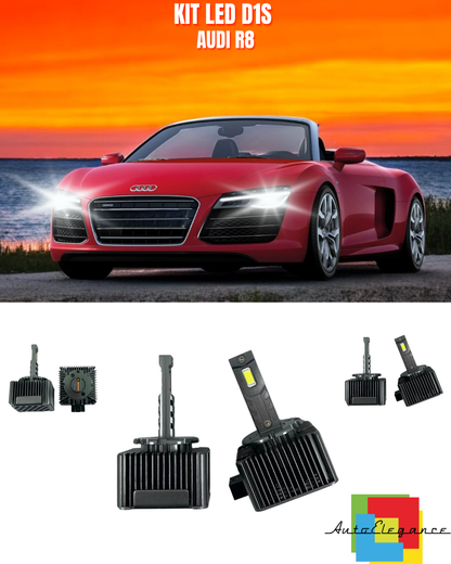 ⭐LAMPADE ANABBAGLIANTI D1S LED 6000K DA XENON ADATTO PER AUDI R8⭐