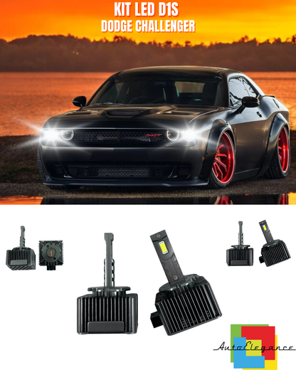 ⭐LAMPADE ANABBAGLIANTI D1S LED 6000K DA XENON ADATTO PER DODGE CHALLENGER⭐