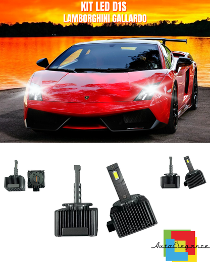 ⭐LAMPADE ANABBAGLIANTI D1S LED 6000K DA XENON ADATTO PER LAMBORGHINI GALLARDO⭐