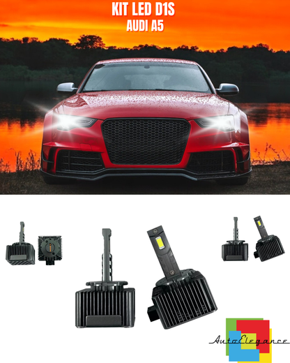⭐LAMPADE ANABBAGLIANTI D1S LED 6000K DA XENON ADATTO PER AUDI A5⭐