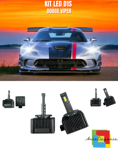 ⭐LAMPADE ANABBAGLIANTI D1S LED 6000K DA XENON ADATTO PER DODGE VIPER⭐
